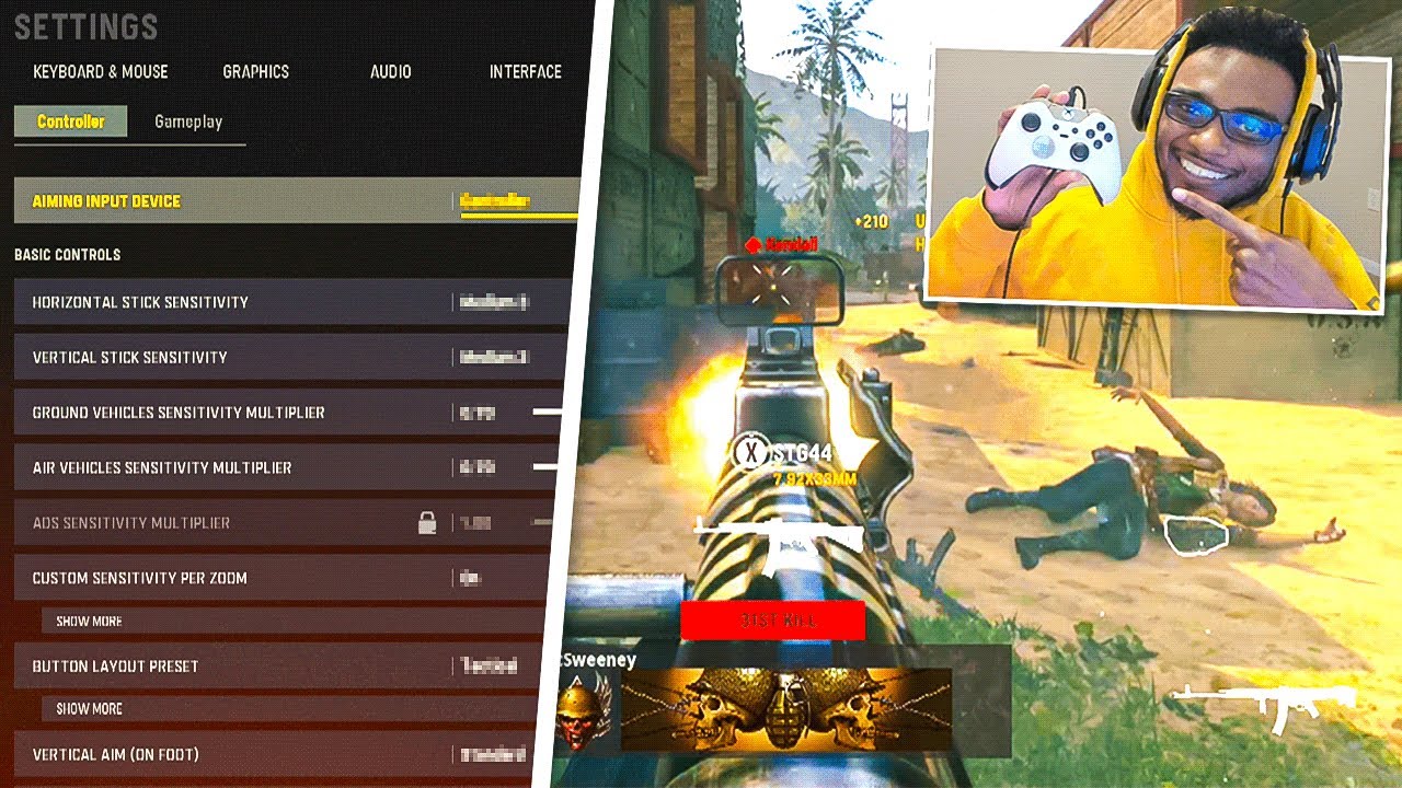 *NEW META* How to Abuse Aim Assist + Improve Aim 🎮 (Vanguard Best Settings)