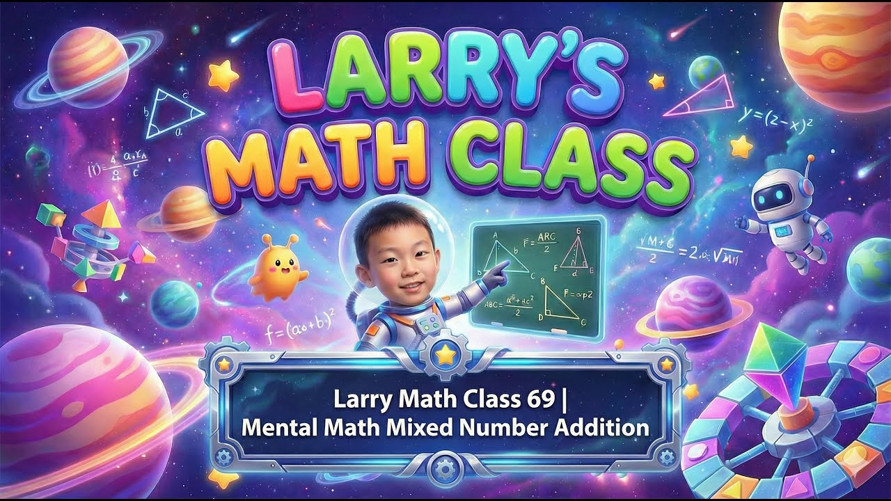 Larry Math Class 69 | Mental Math Mixed Number Addition