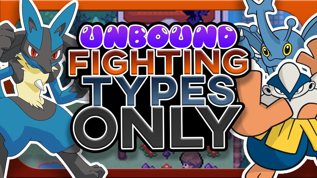 Can I Beat Pokemon Unbound with only fighting types?! (E4 Challenge, rom hack)