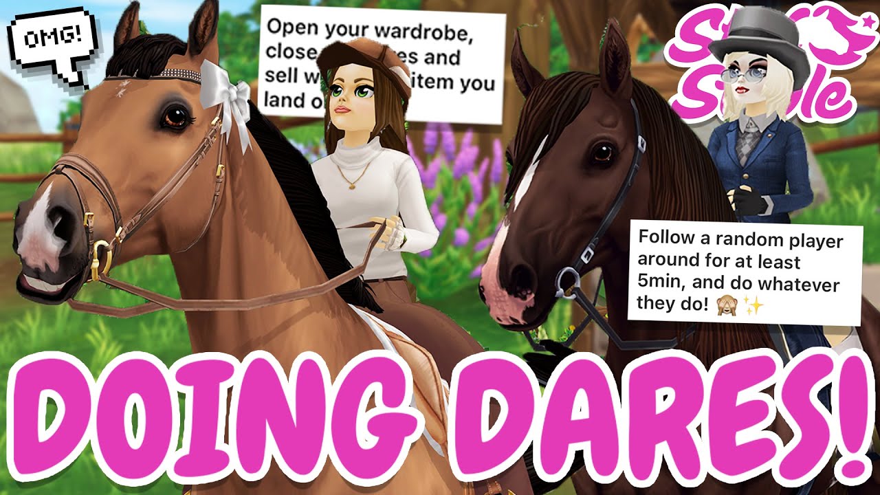 DOING YOUR ✨ CHAOTIC ✨ STAR STABLE DARES!