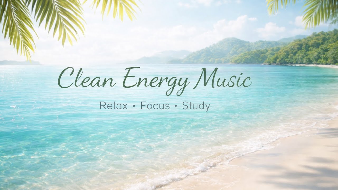 Thai Sea Relaxation 🌊 Calm Ocean Waves & Chill Music | Relax • Study • Sleep (30–60 Min)