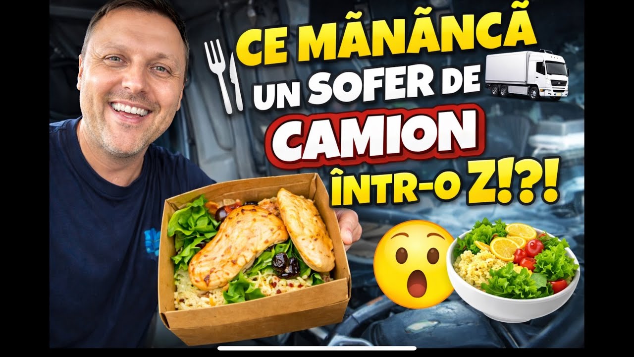 Transportor – ziua 3: Mâncare sănătoasă pe camion – se poate? 🚛🥗