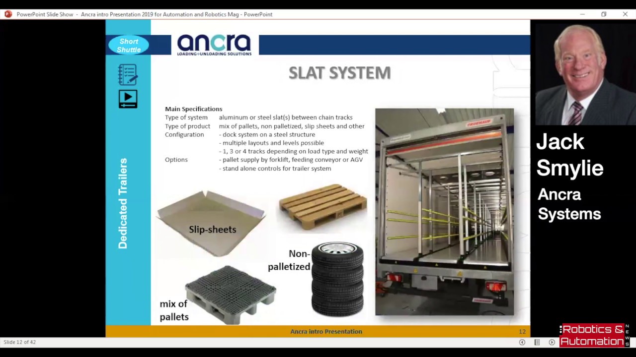 Automated truck loading and unloading