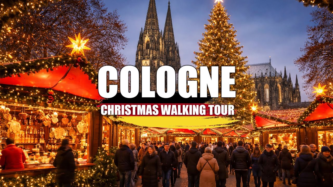 Cologne Germany 🇩🇪 Christmas Market and City Walk Tour | Magical Winter in Köln