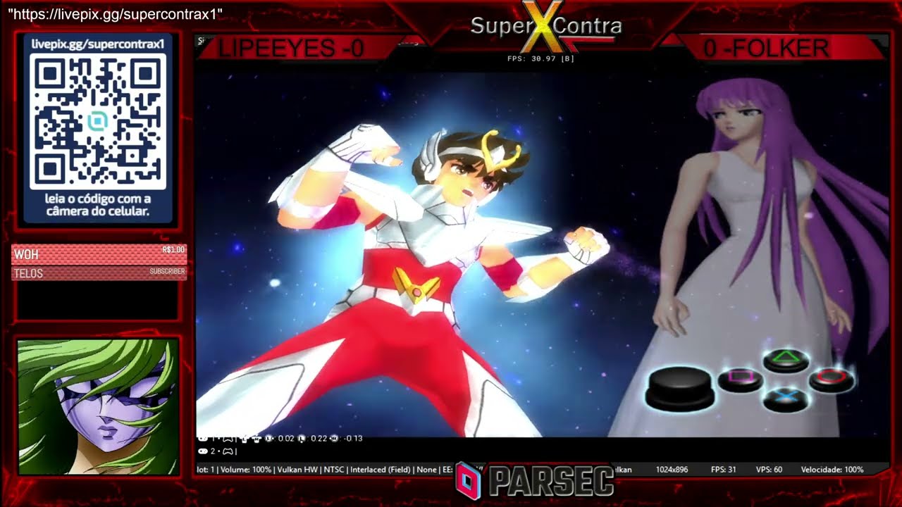 SAINT SEIYA - GUERRA DE MIL DIAS - LIPEEYES VS FOLKER FT10