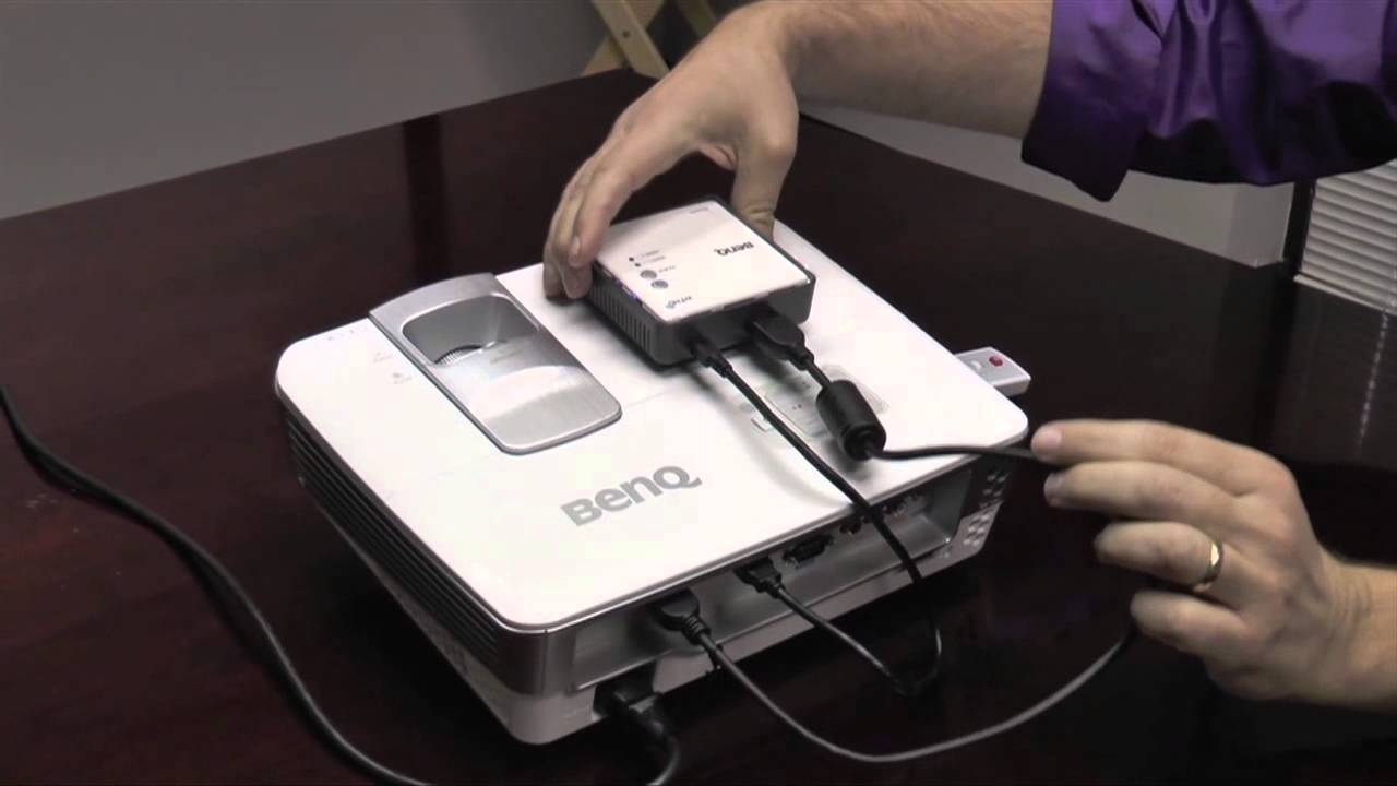 BenQ Wireless Full HD Kit in Action