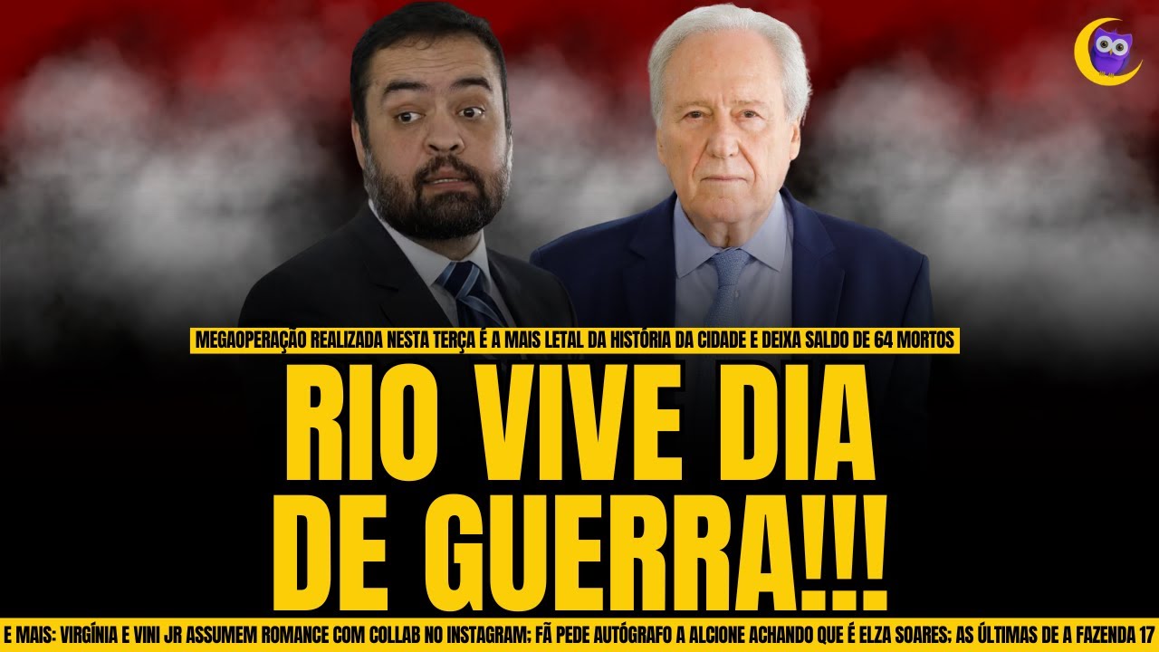 🔴CL&Aacute;UDIO CASTRO E A GUERRA NO RIO DE JANEIRO; FORMA&Ccedil;&Atilde;O DA RO&Ccedil;A EM A FAZENDA 17