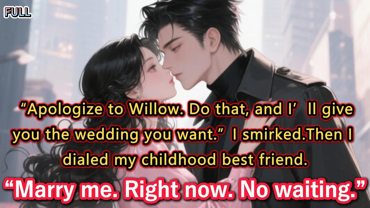 “Apologize to Willow. Do that, and I’ll give you the wedding you want.”I smirked.Then I dialed my ..