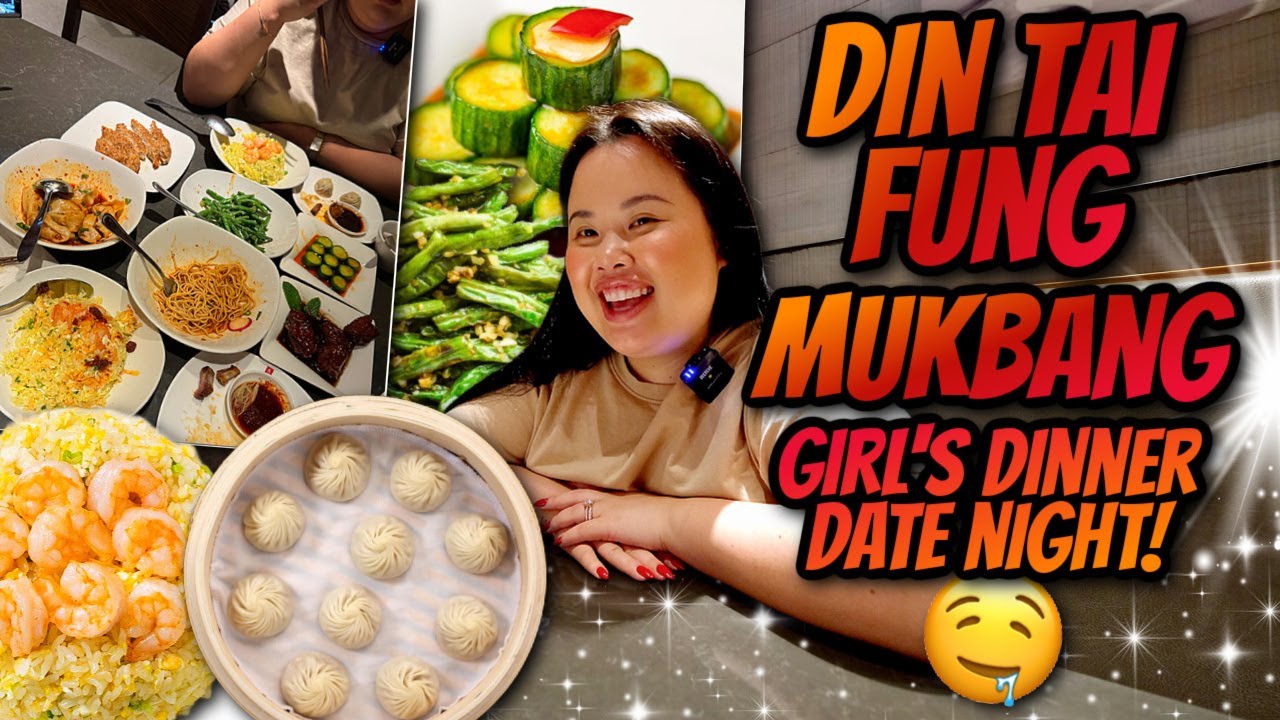 Din Tai Fung Mukbang Xiao Long Bao + Shrimp Fried Rice + Wontons and More Food 먹방 Eating Show! *OMG*