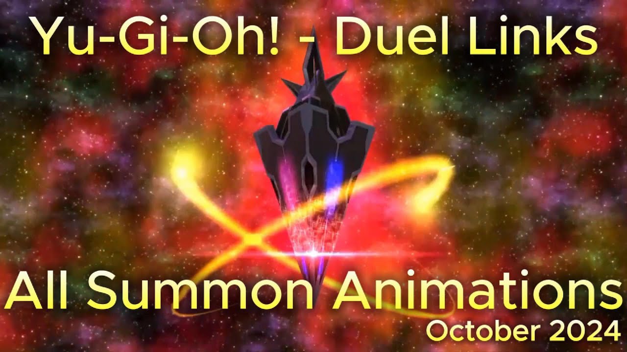 Yu-Gi-Oh! Duel Links All Summon Animations - Included GO Rush