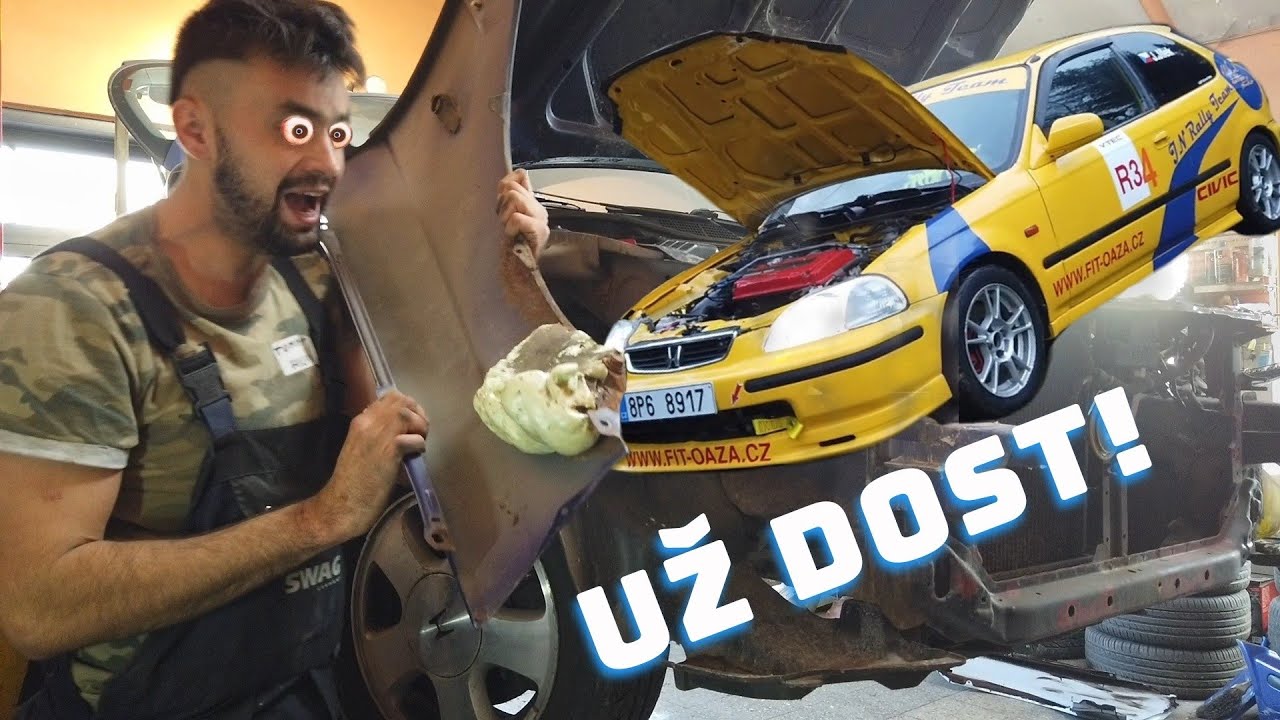 TAHLE HONDA JE OSUDOVOU CHYBOU | VÝMĚNA + OŠETŘENÍ NOVÝCH BLATNÍKŮ | NÁVŠTĚVA ZÁVODNÍHO SPECIÁLU