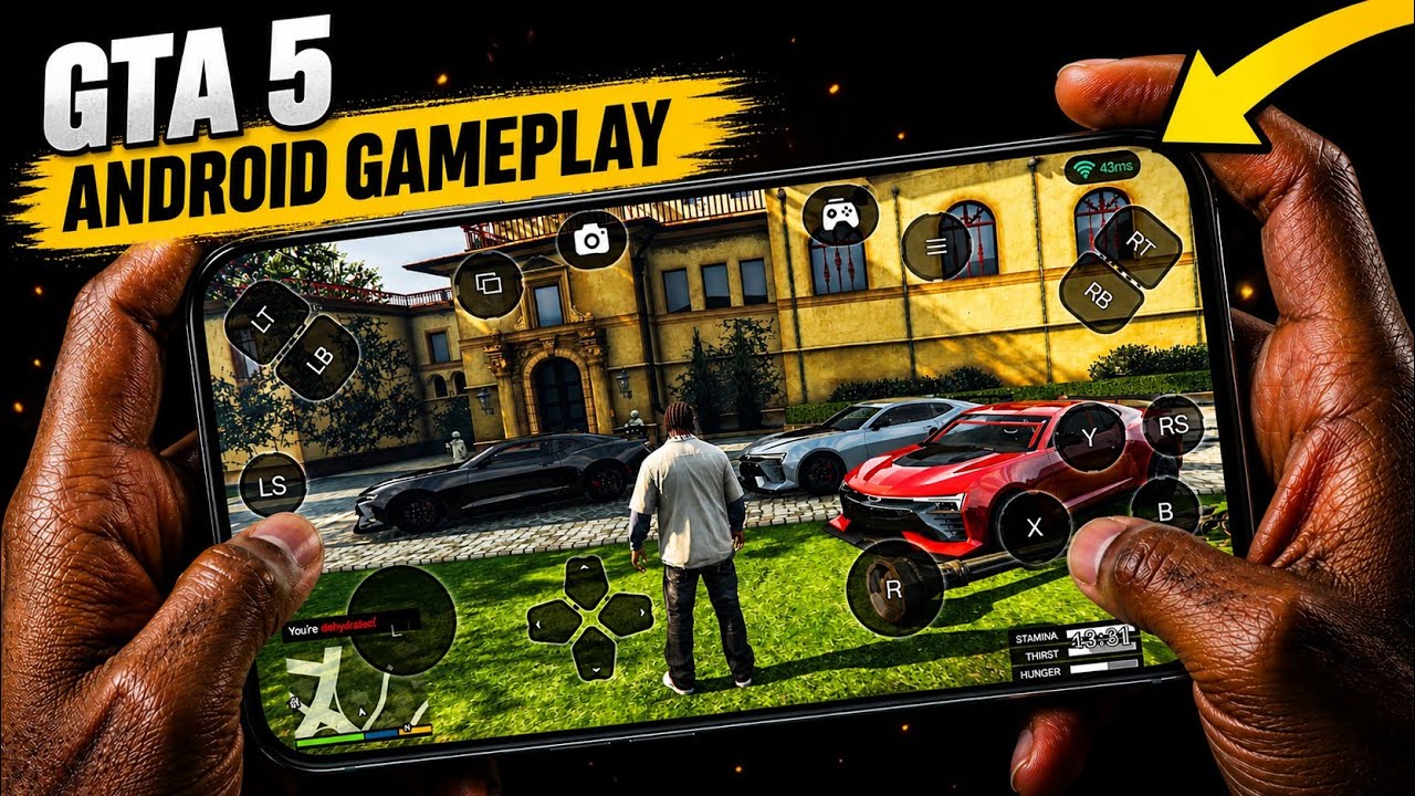 GTA V Gameplay on Chikii Cloud Gaming Android 
