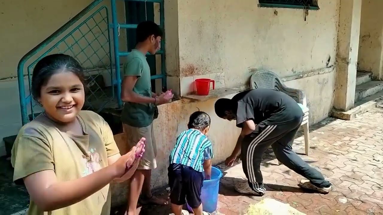 #Vlog 9 Holi Celebration Bura Na Mano Holi Hai 😉😋🔫🔫