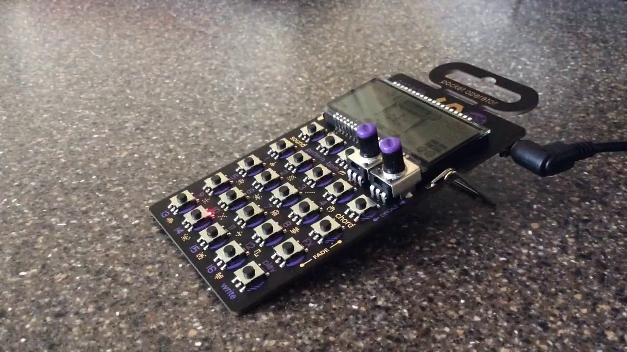 Teenage Engineering Pocket Operator Arcade PO-20 - Test by Dj Dab
