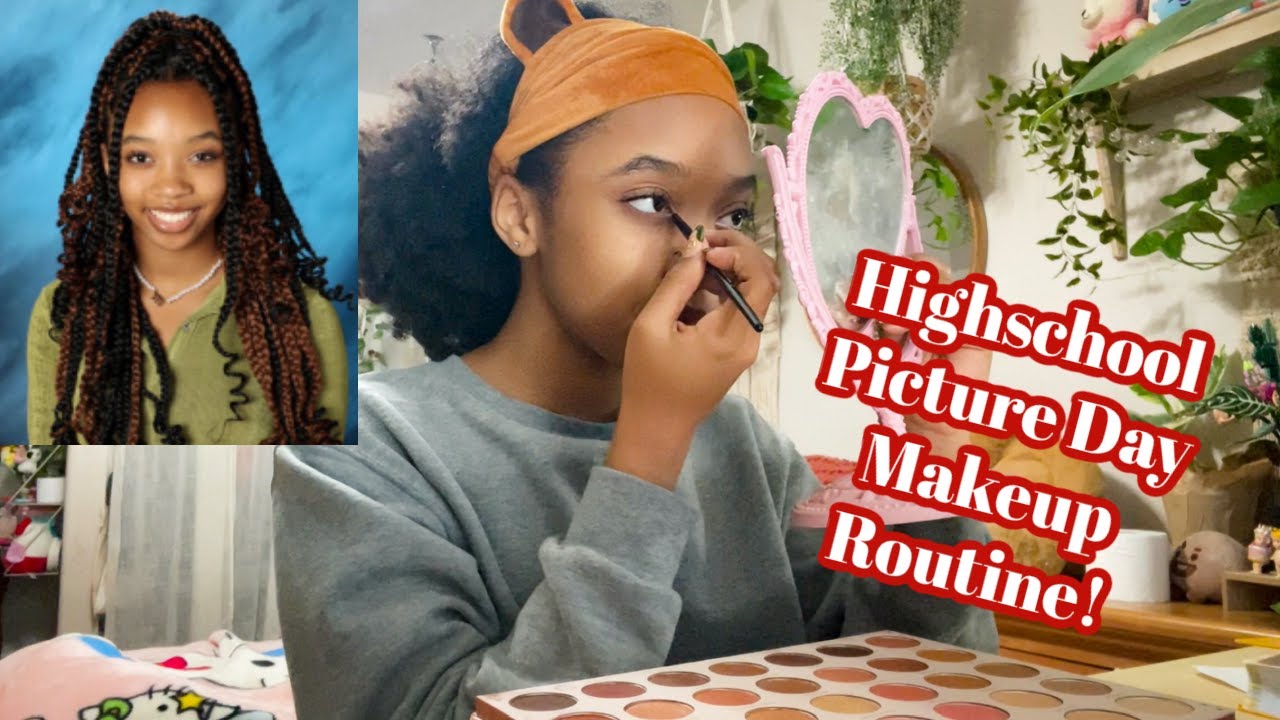 Highschool Picture Day Makeup Routine | school makeup routine