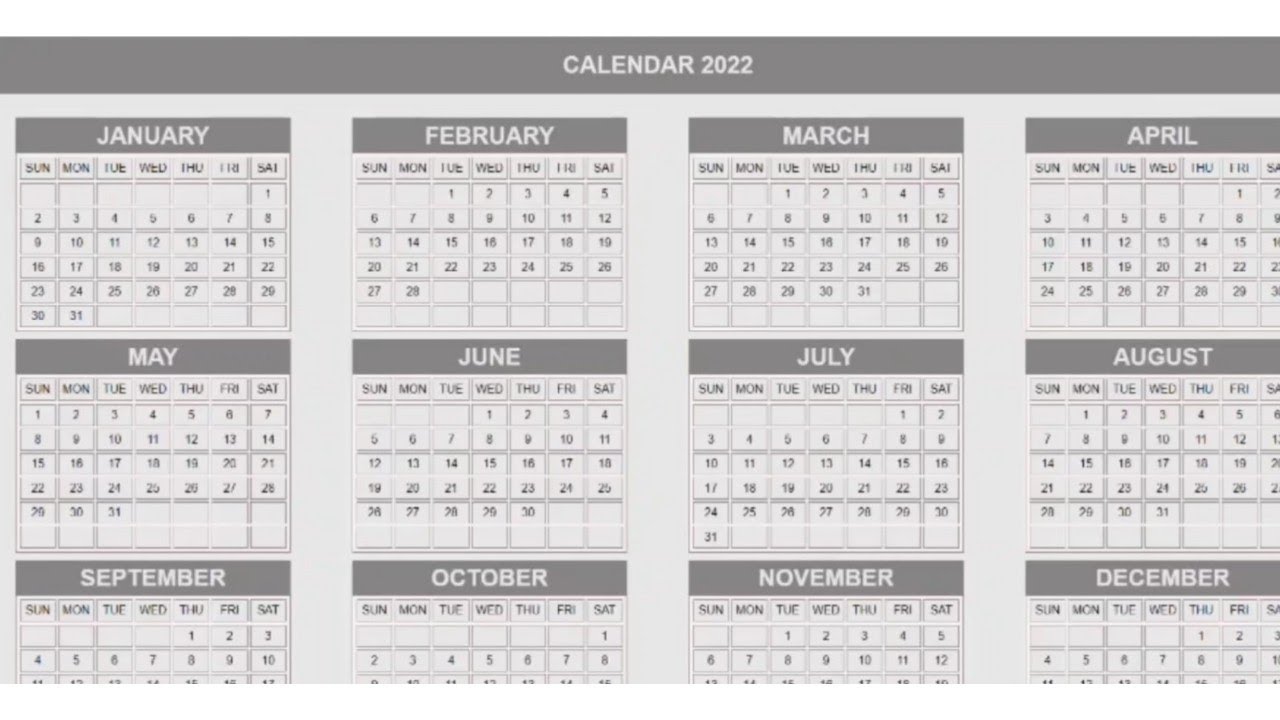 Design Beautiful Calendar Project HTML 2022, Using HTML and CSS. #HTML #CSS