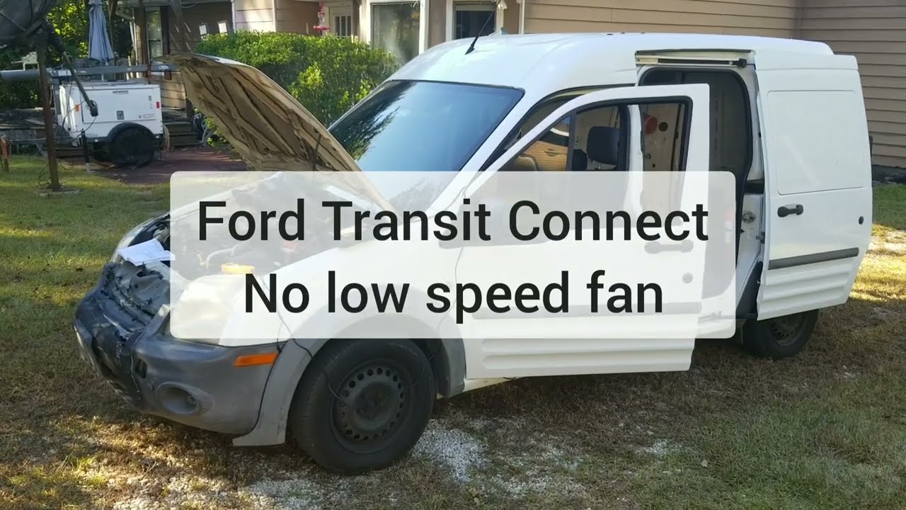 Ford Transit Connect без вентиляторов охлаждения радиатора с низкой скоростью
