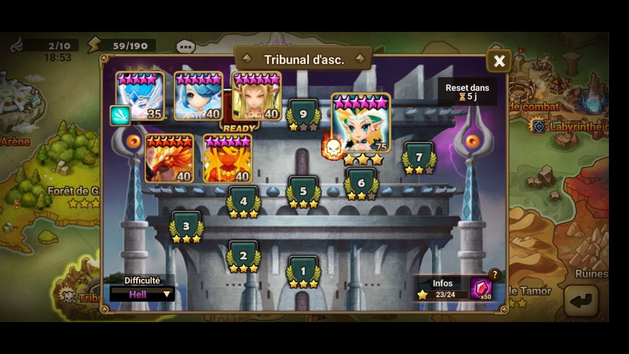 Toa hell Stage 8 3 stars  (Summoners war 2021)