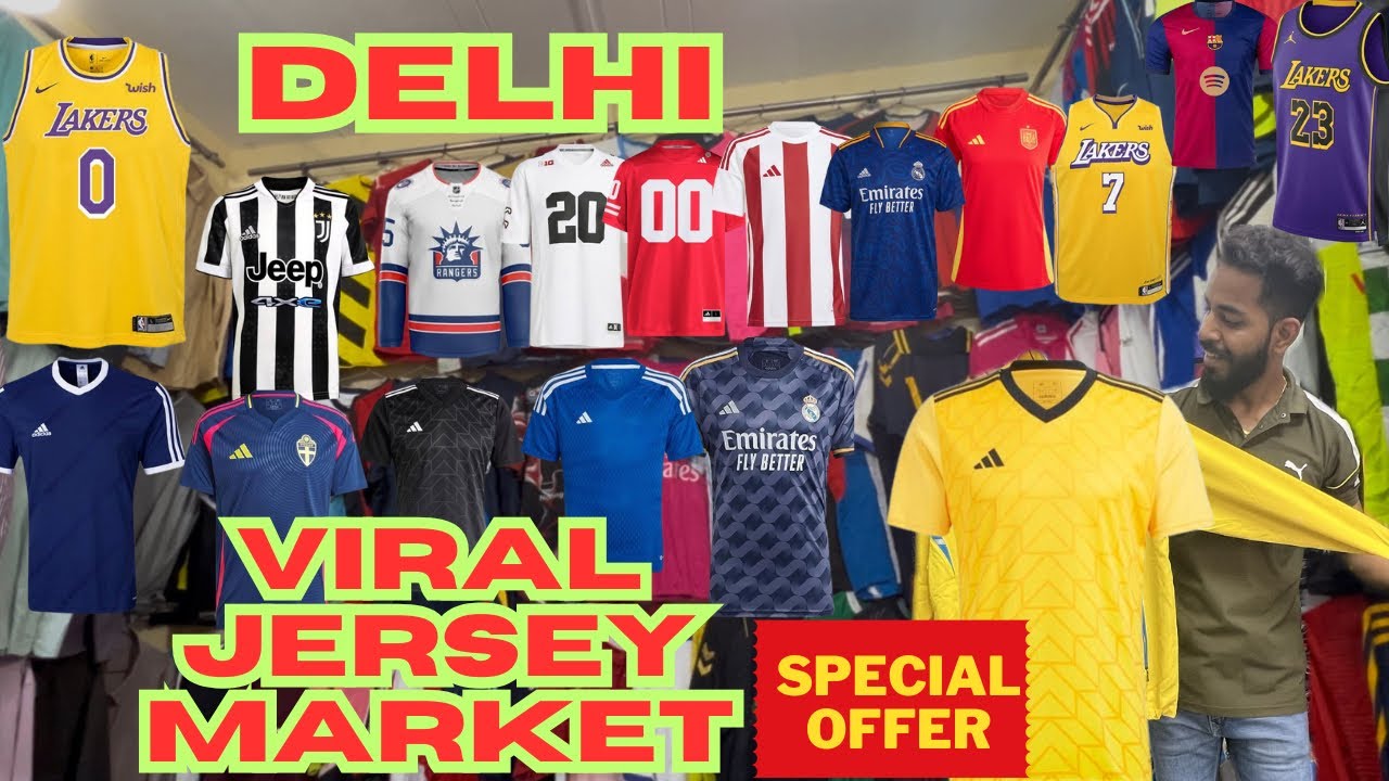 Coat Market Jama Masjid jersey market Thrift Surplus Clothes Delhi Chor bazar jersey sando tshirts