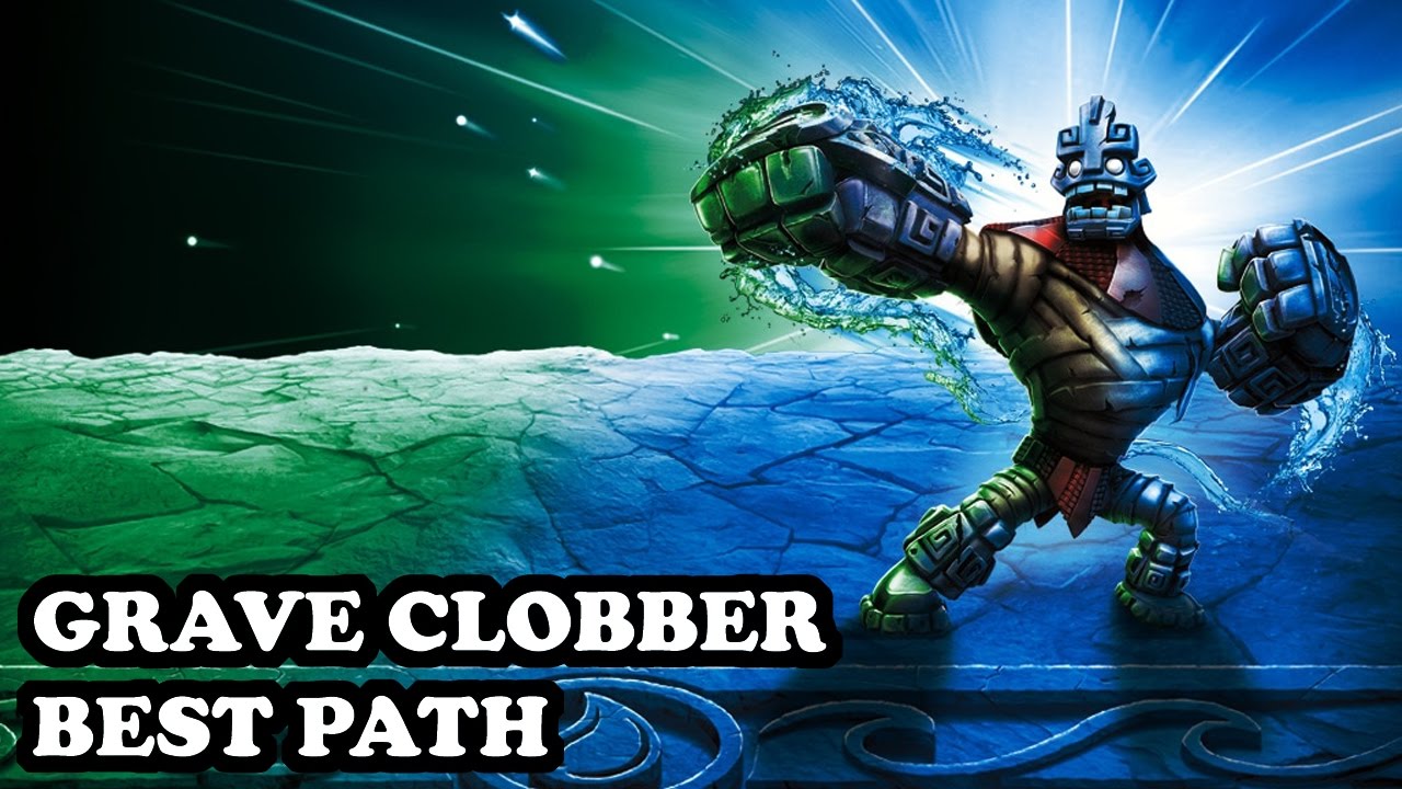Skylanders Imaginators - Grave Clobber - Heavyweight Champion Path - BEST PATH - GAMEPLAY
