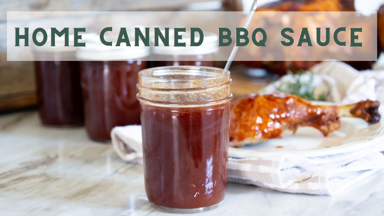 Homemade BBQ Sauce | How to Can BBQ Sauce | Summer Canning