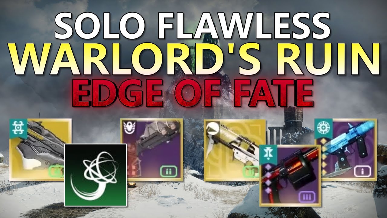 Solo Flawless Warlord's Ruin in Edge of Fate (Hunter)