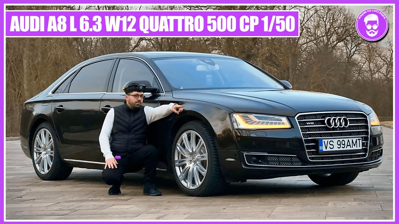 Cel mai SCUMP & LUXOS & RAR AUDI! A8 L 6.3 W12 500 CP Exclusive 1/50, de la 230.000 EUR la 35.000