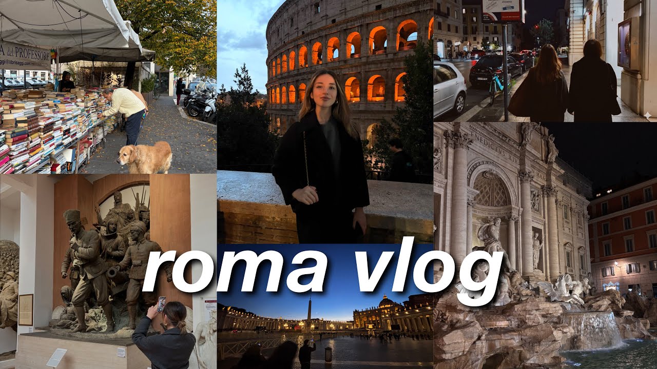 ROMA VLOG | 3 G&Uuml;NL&Uuml;K ROMA TATİLİ 😛