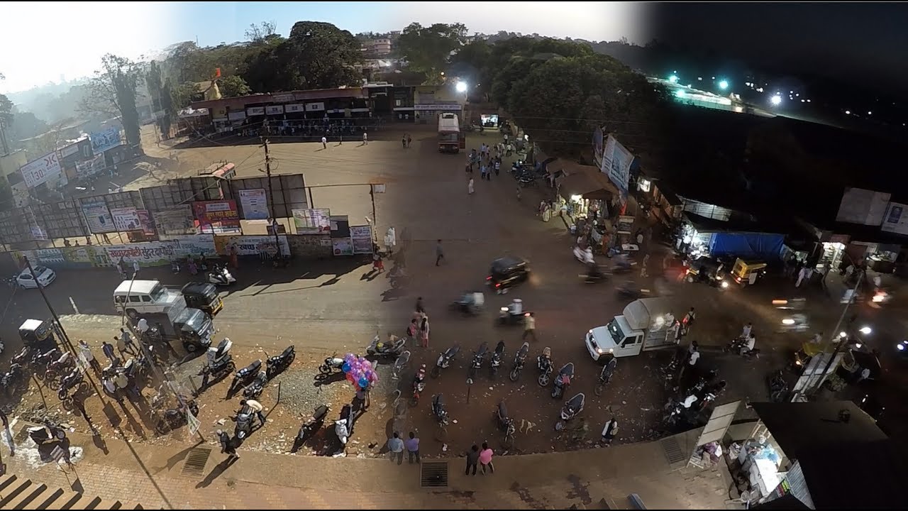 DAPOLI BUS STAND  TIME LASPSE