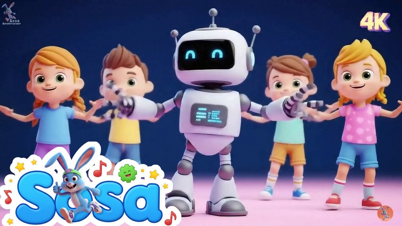 🤖✨ Der ULTIMATIVE Roboter-Tanz! 4 lustige Kinderlieder zum Mitmachen | Sosa Kinderlieder