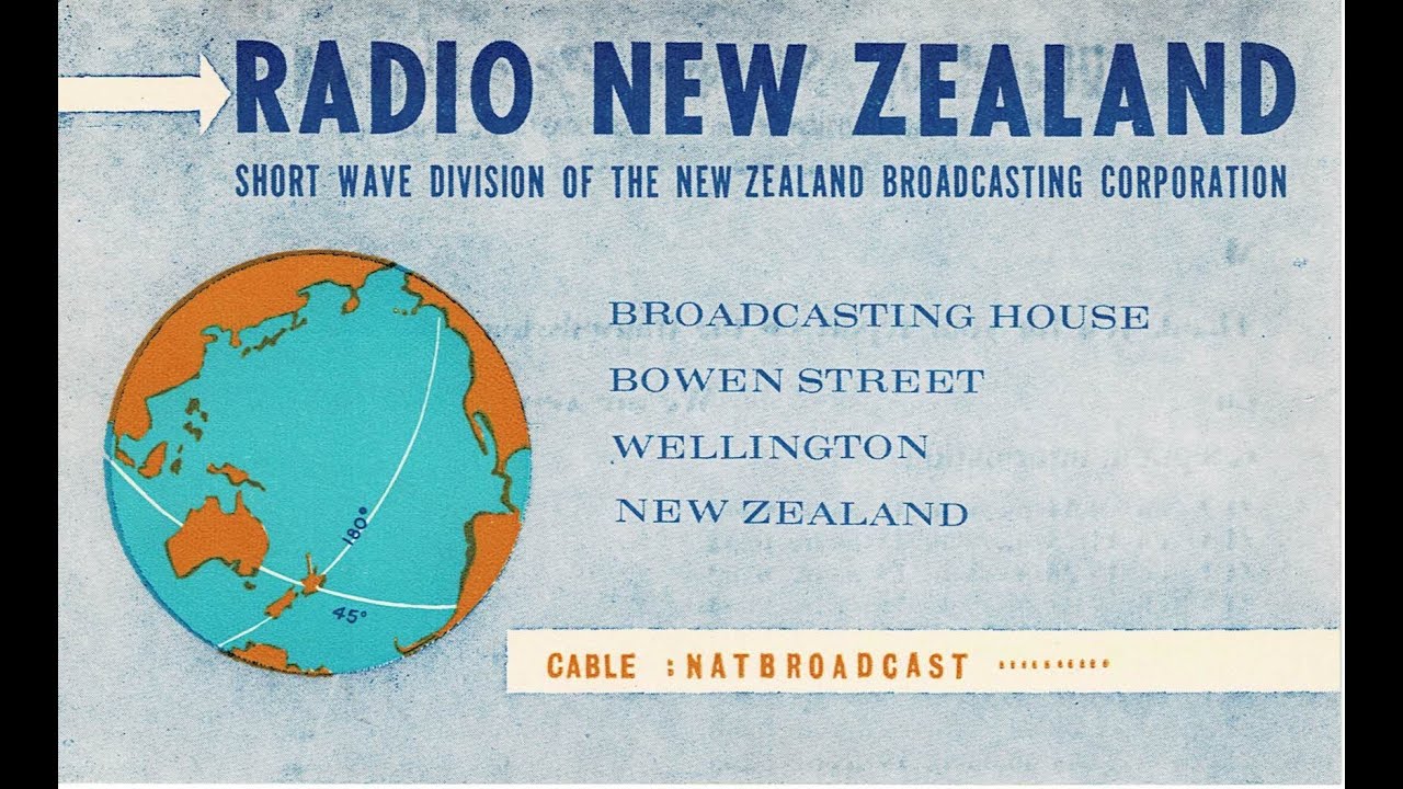 Shortwave archive (1973): Radio New Zealand external service signing on with signature tune and NA
