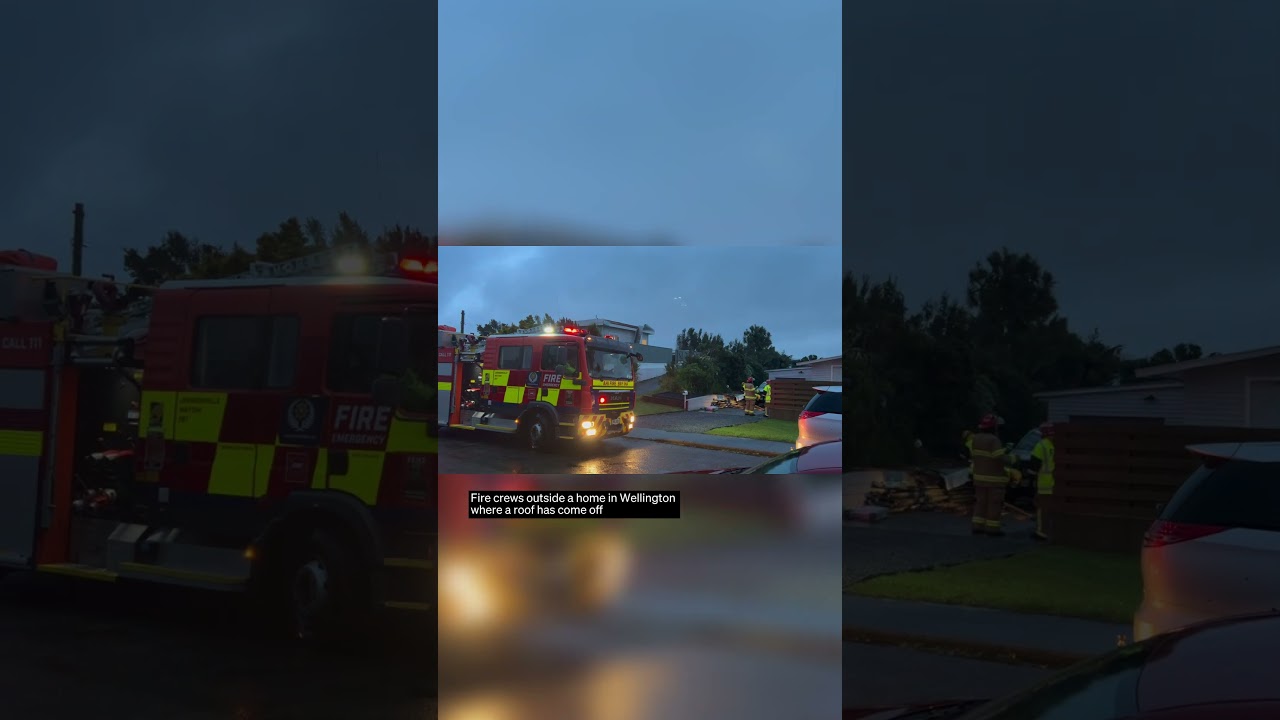 Evacuations, power cuts, roads closed as severe gales, rain batter lower North Island | RNZ
