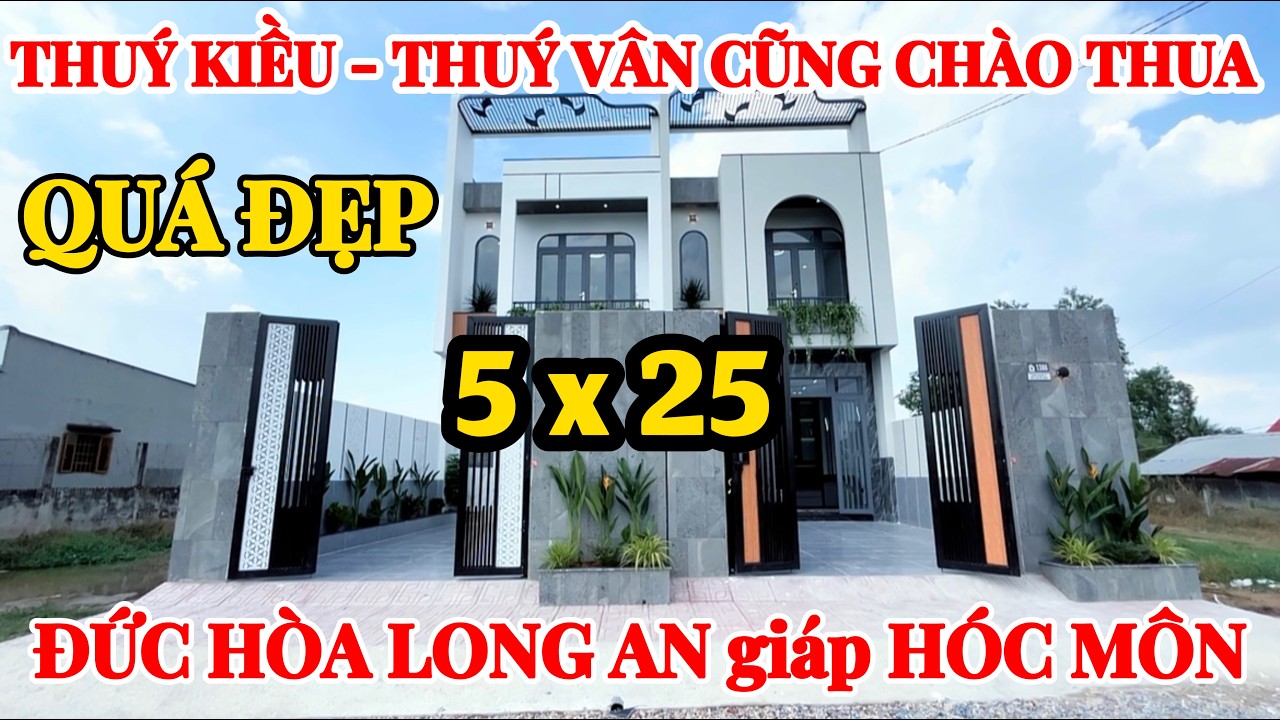 Bán nhà Long An. Quá đẹp - Thuý Kiều, Thúy Vân cũng chào thua.