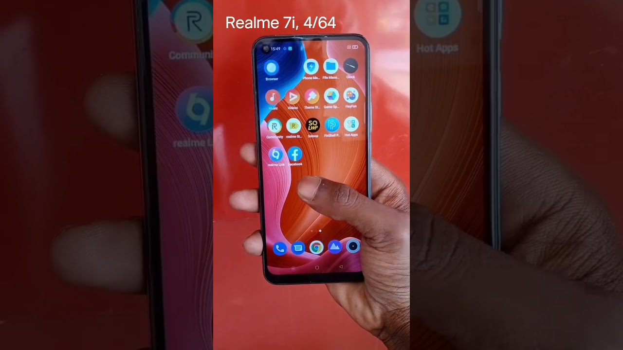 Realme 7i , 4/64 varient, price 6,500. intrested call me description pH #coimbatore