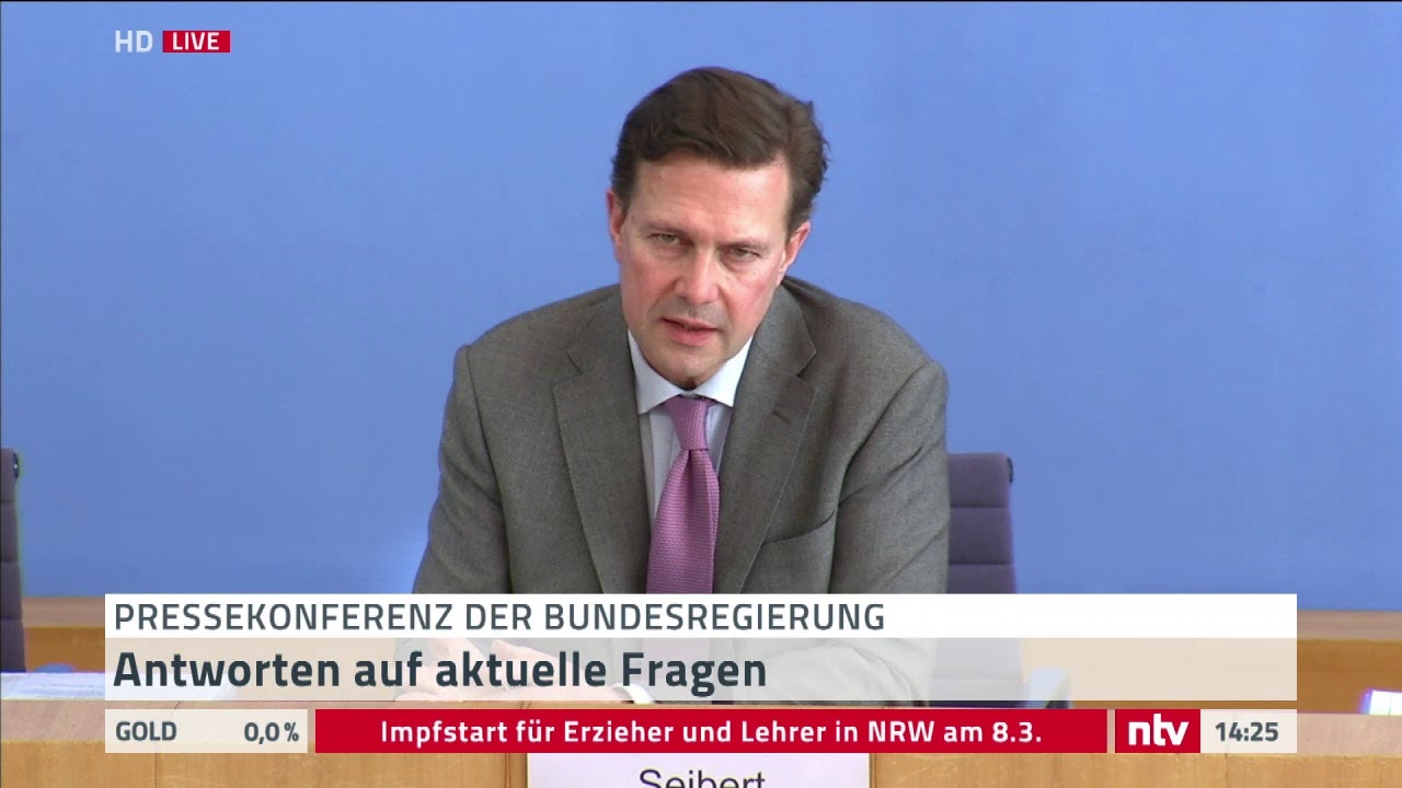 Corona LIVE: Pressekonferenz der Bundesregierung am 1. März 2021