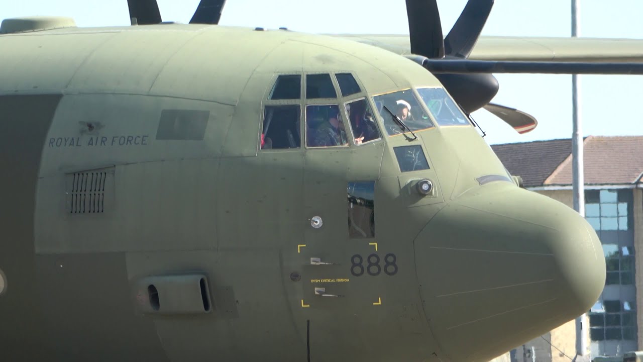 🇬🇧 C-130 Start Up Departure Brize Norton 27/05/20