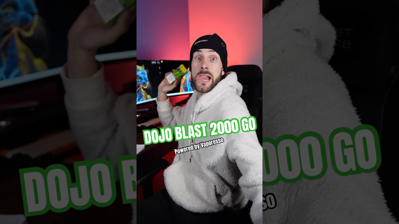 DOJO BLAST 2000 GO #unboxing powered by vaporesso #new #disposable