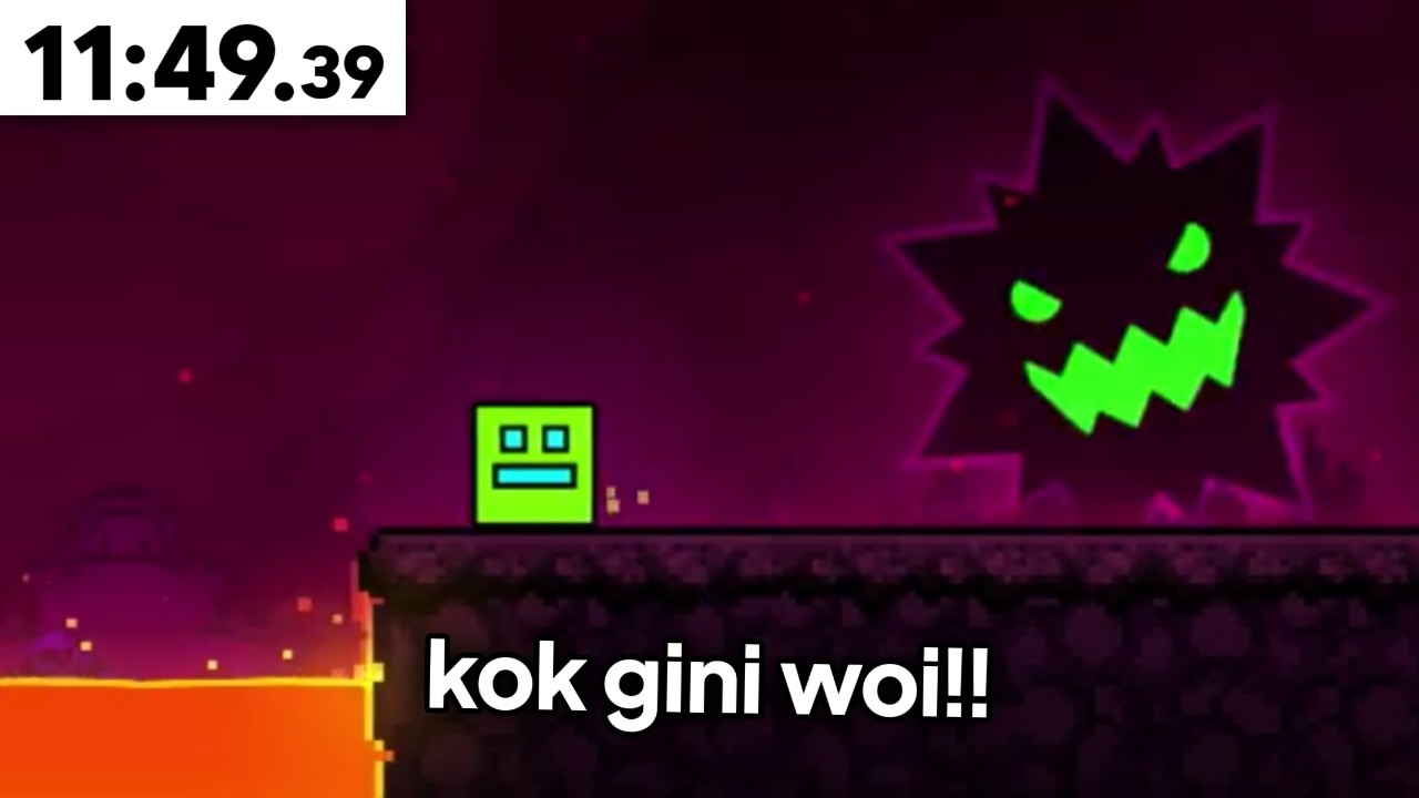 Gua Speedrun Game Geometry Dash