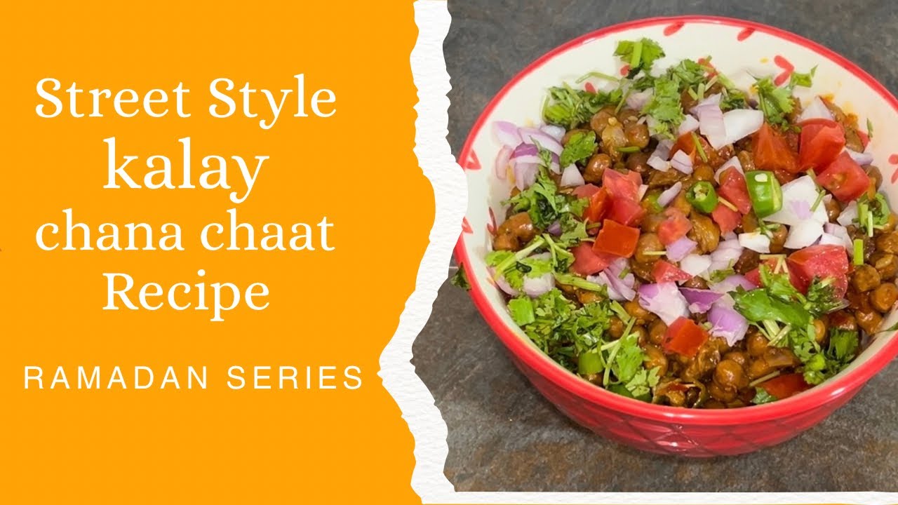 Street Style Kalay Chana Chaat | Easy & Quick Iftar Recipe