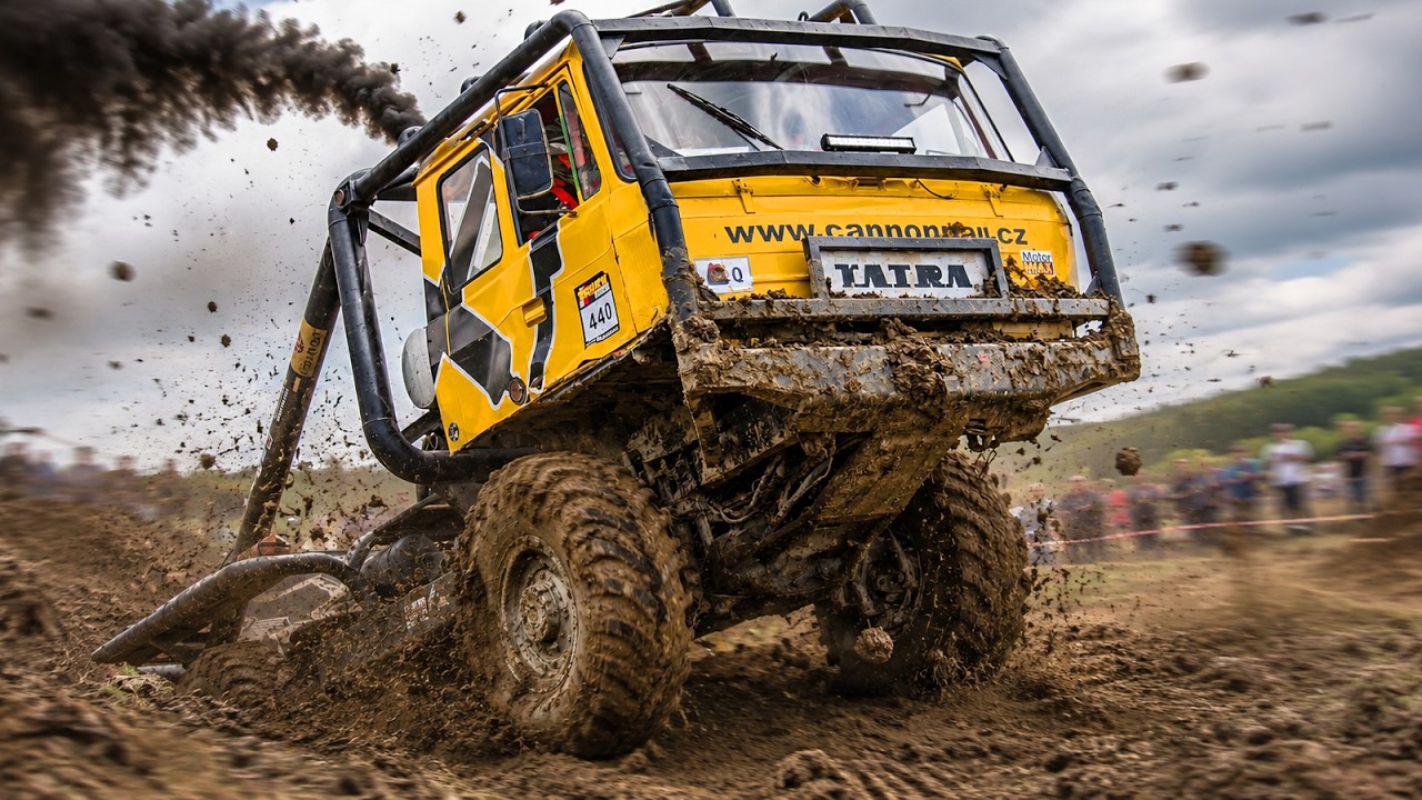 Swallowed by the Mud! 🚛🌪️ Off-Road Truck Monsters in Action