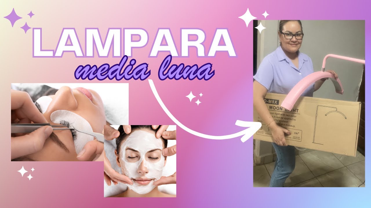 Abriendo Lampara Para Pestañas Spa Lamparas Estetica Con Control 50w de Mercado Libre