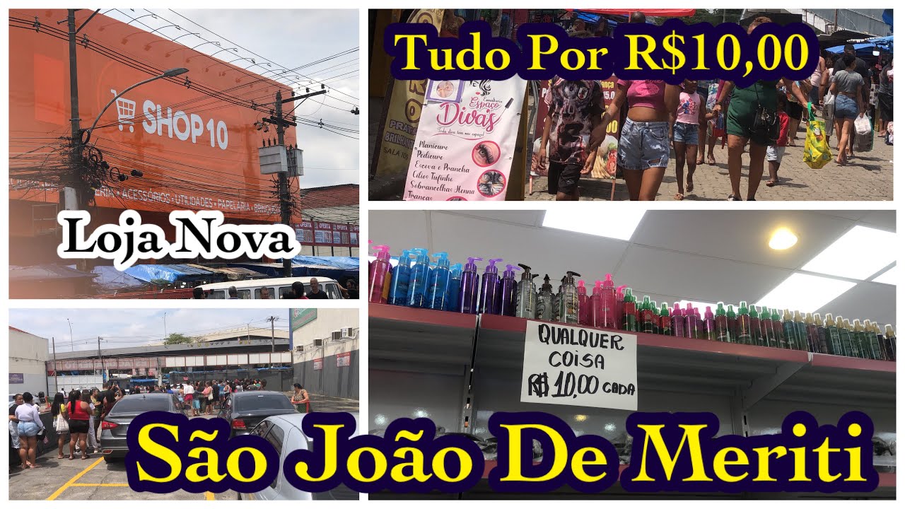 SHOP 10 Nova loja em São João De Meriti - Tudo por R$10 Reais || Ficamos mais de 1 hora na fila 
