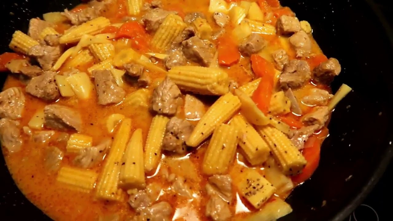 How to make Easy Pork Red Curry