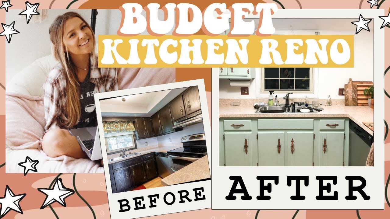 BUDGET KITCHEN MAKEOVER....moving vlog no. 3