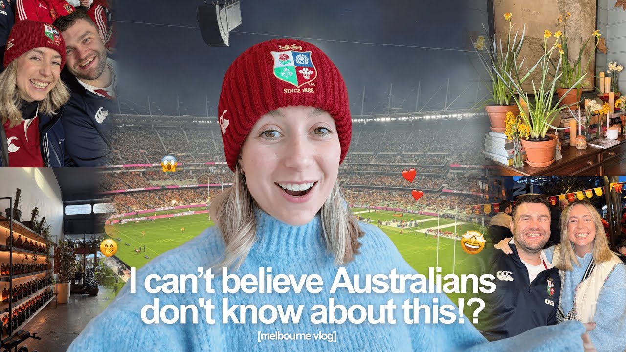 Melbourne Vlog British and Irish Lions Tour