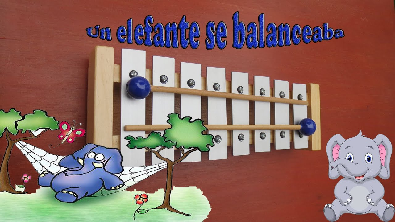 Un elefante se balanceaba 🐘/ xilófono canciones / SONGS ON XYLOPHONE -Tutorial 🐘🐘