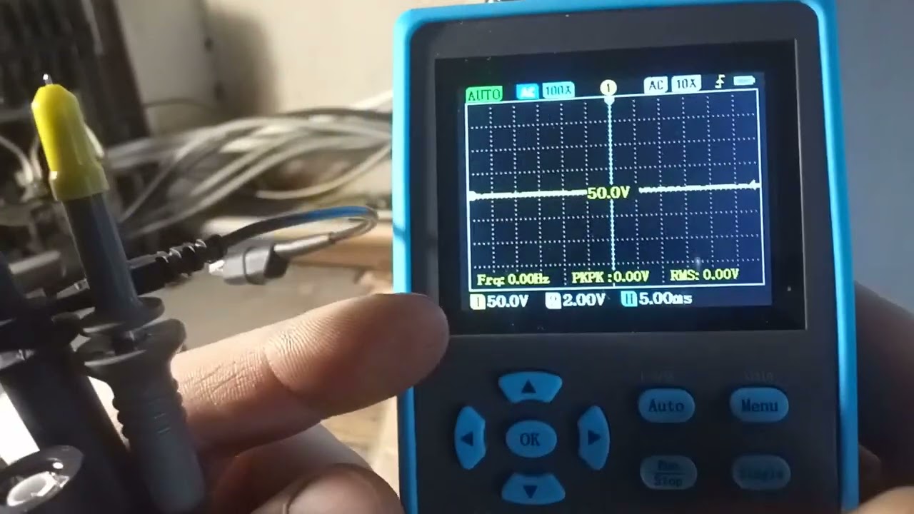 Бабах будет?! Осциллограф в 220v...