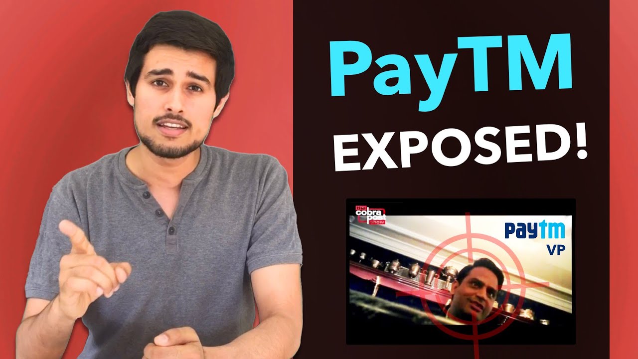 Truth behind PayTM by Dhruv Rathee |&nbsp;Cobrapost Operation 136