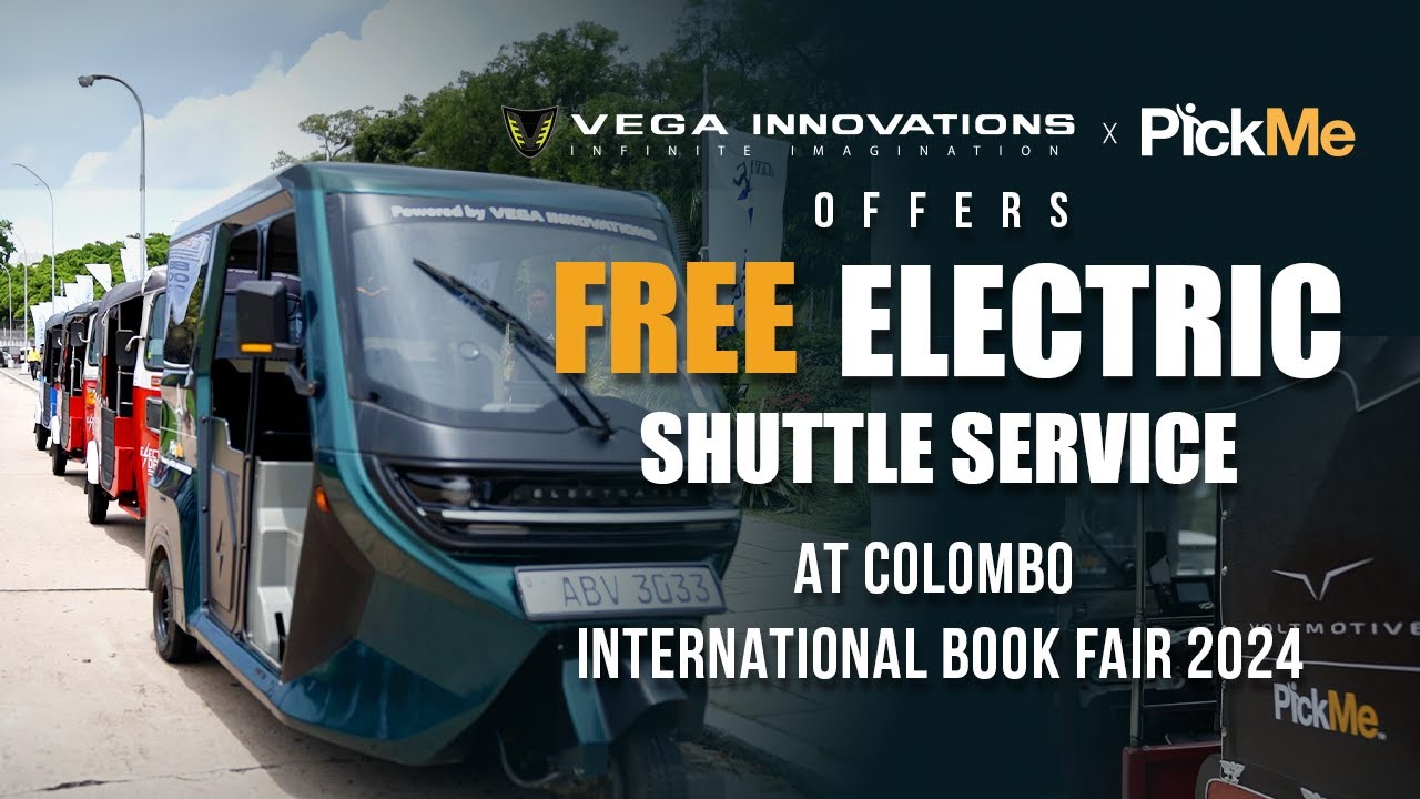 Vega Innovations with PickMe Offers FREE Electric Shuttle Service.