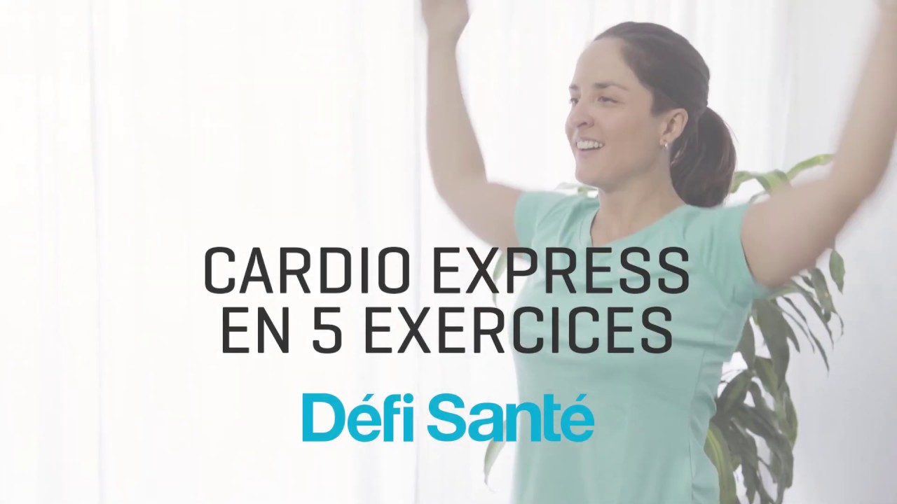 Cardio express en 5 exercices